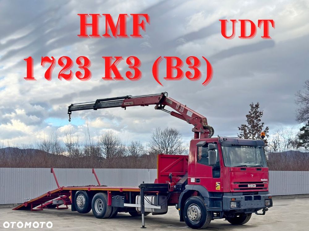 Iveco EUROTEC 260E31 * LAWETA 7,30 m * HMF 1723 K3 (B3) * STAN BDB - 1