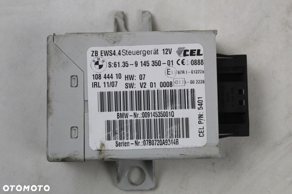 STEROWNIK EWS ZESTAW STARTOWY BMW X3 E83 2.5B N52 - 3