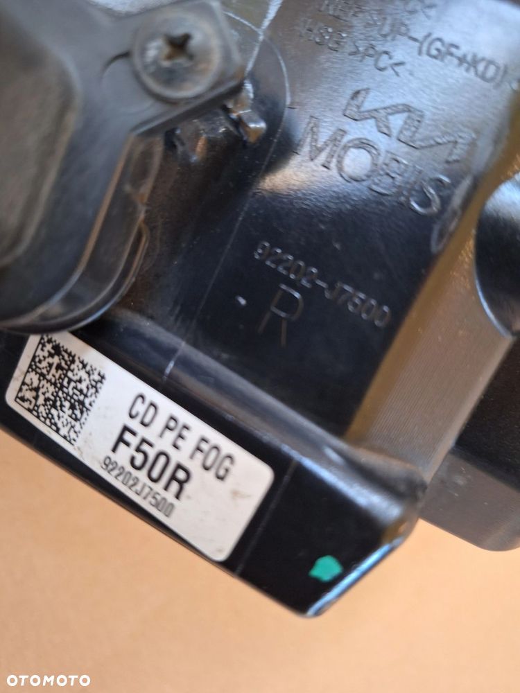 KIA CEED III LIFT 21- HALOGEN PRAWY LAMPA PRZECIWMGIELNA ORYGINAŁ KIA 92202-J7500 WYSYŁKA 24H - 12