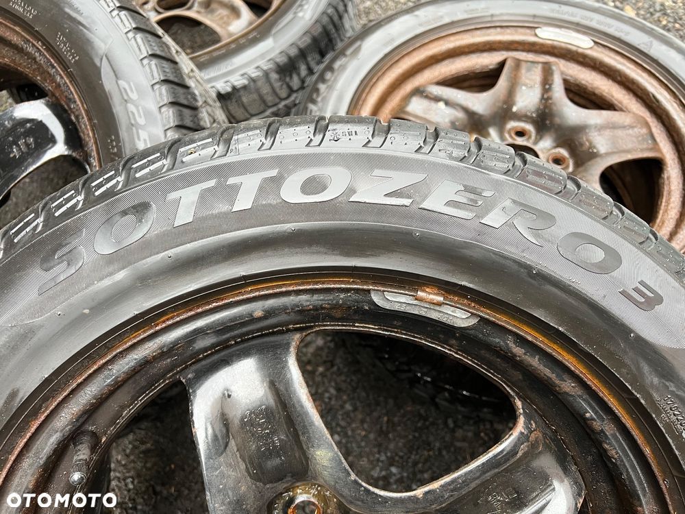 OPEL 5x120 R17 FELGI STRUKTURALNE KOŁA 17 7J ET41 ORYGINALNE 2170103 OPONY ZIMOWE PIRELLI WINTER SOTTOZERO 3 225/55R17 - 8