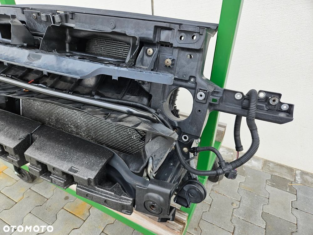 VW TOUAREG 7P 10-18R PAS PRZEDNI PRZOD 3.0 TDI CHLODNICE WENTYLATORY BELKA WZMOCNIENIE KOMPLET 7P0121201 J - 5