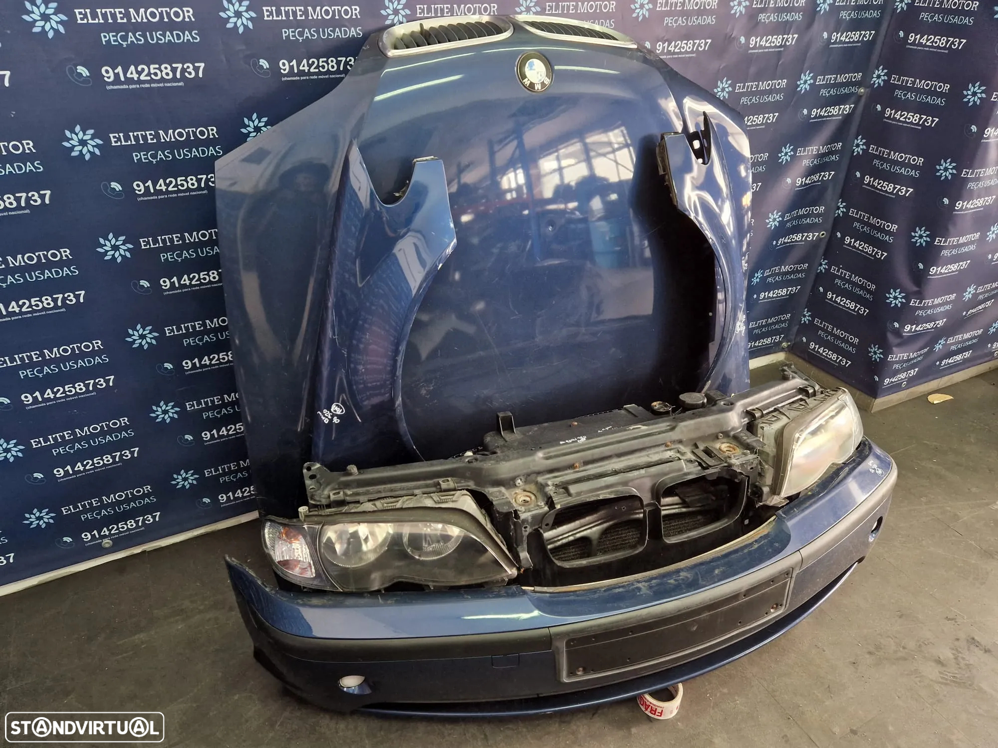 Frente completa usada BMW E46 320D FASE 2 SEDAN TOURING parachoques guardalamas capot oticas - 2