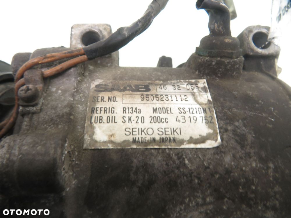 KOMPRESOR KLIMATYZACJI SAAB 9-5 2.0 t 4632055 SS121DN1 4319752 - 7