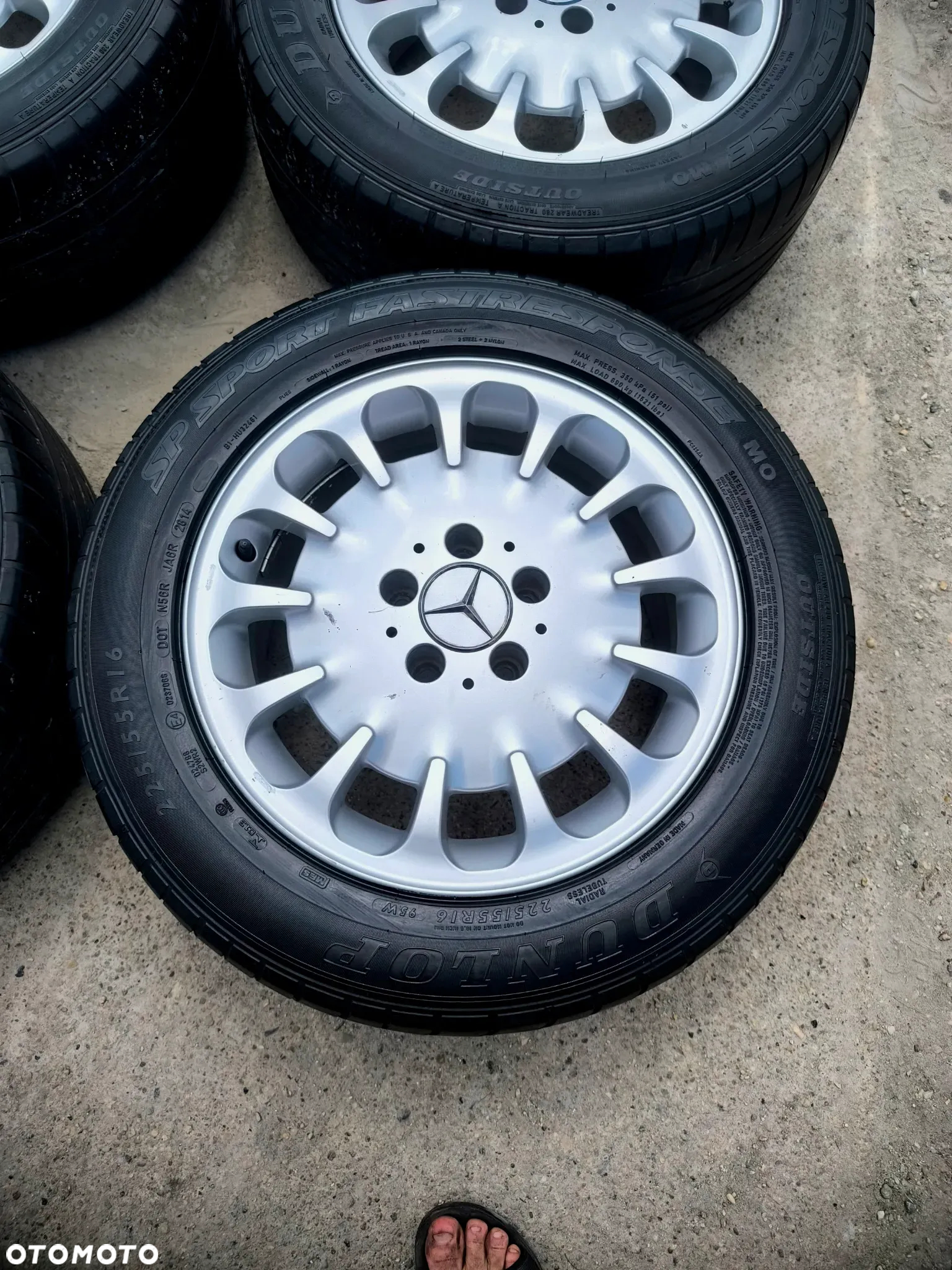 5x112 Felgi Aluminiowe Alufelgi 16 Mercedes Koła Letnie E KLASA W210 W211 W212 C W202 W203 W204 CLK W208 W209 S W220 Legnica ALU-RAD 225/55 - 5
