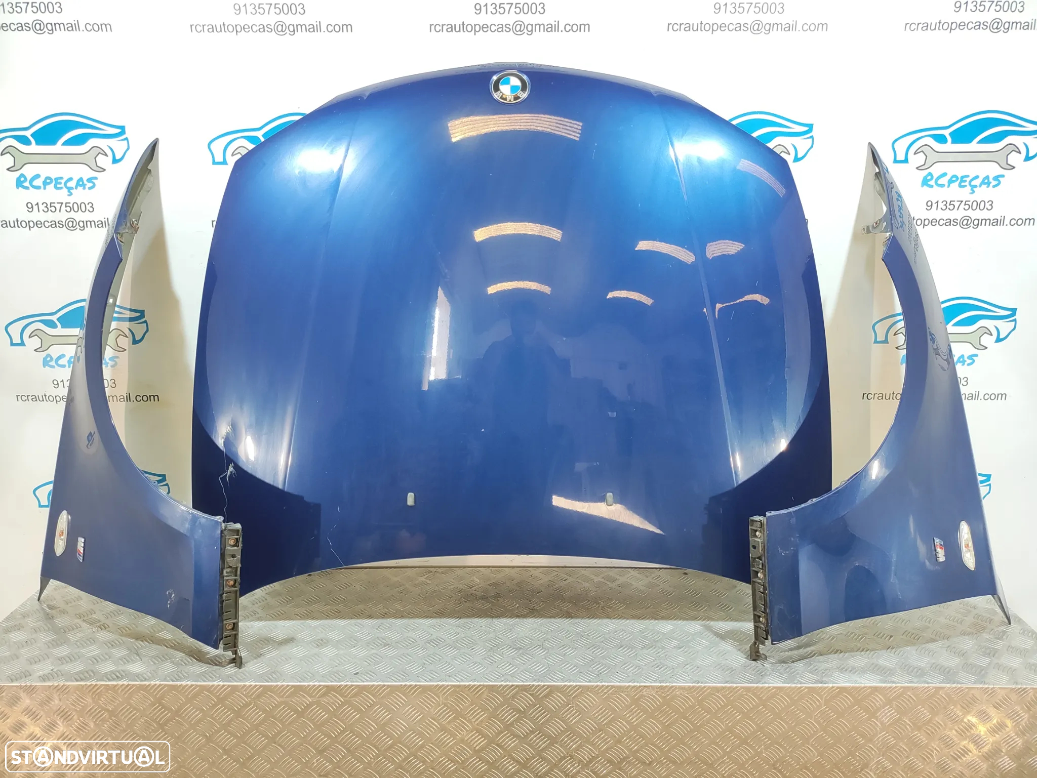 FRENTE COMPLETA BMW SERIE 1 E87 E81 PACK M PARACHOQUES SENSORES GUARDA-LAMAS OTICAS RADIADOR VENTILADOR FRENTE FIBRA REFORÇO - 11