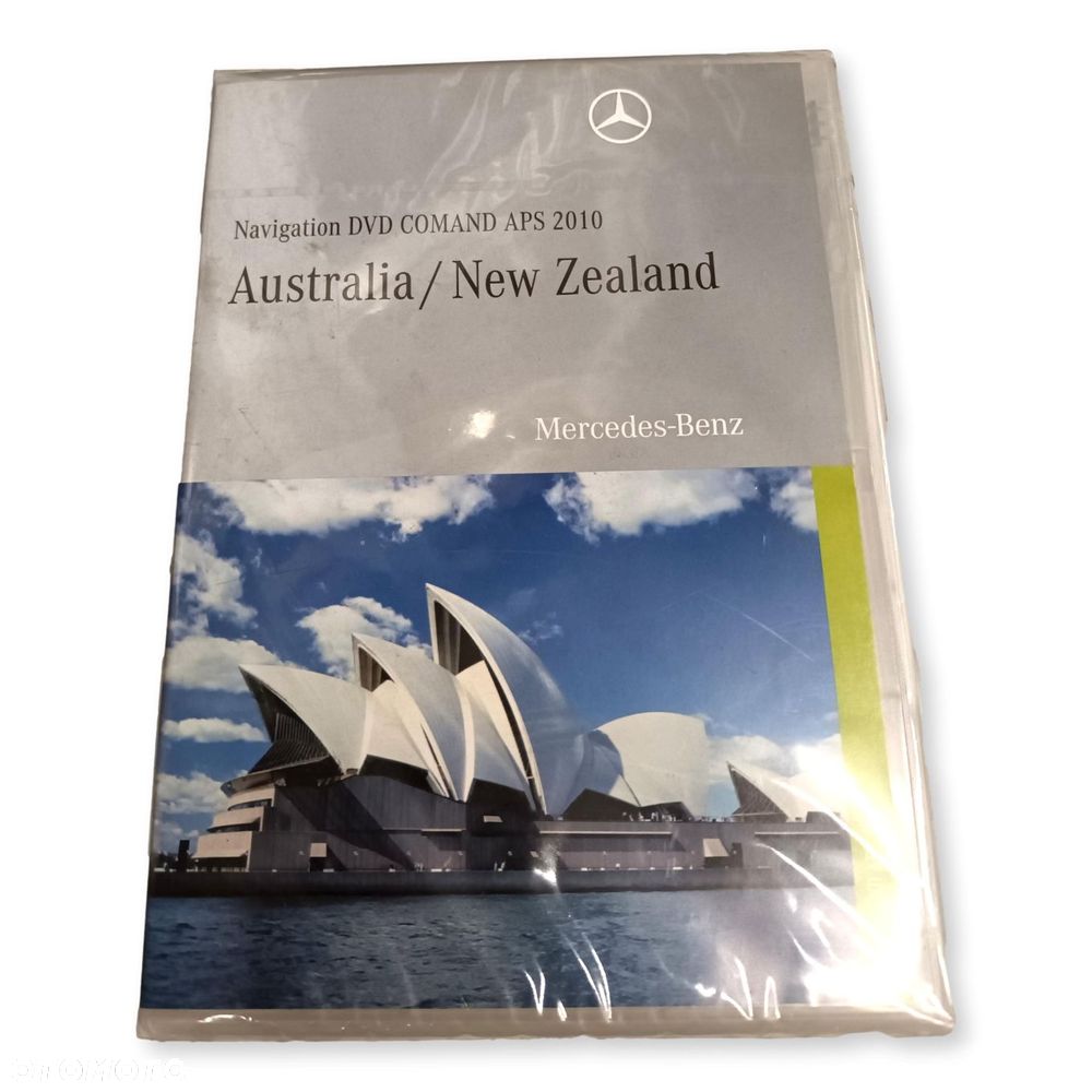 MERCEDES S-KLASA W221 CL C216 Mapa nawigacji Australia Nowa Zelandia 2010 - 1