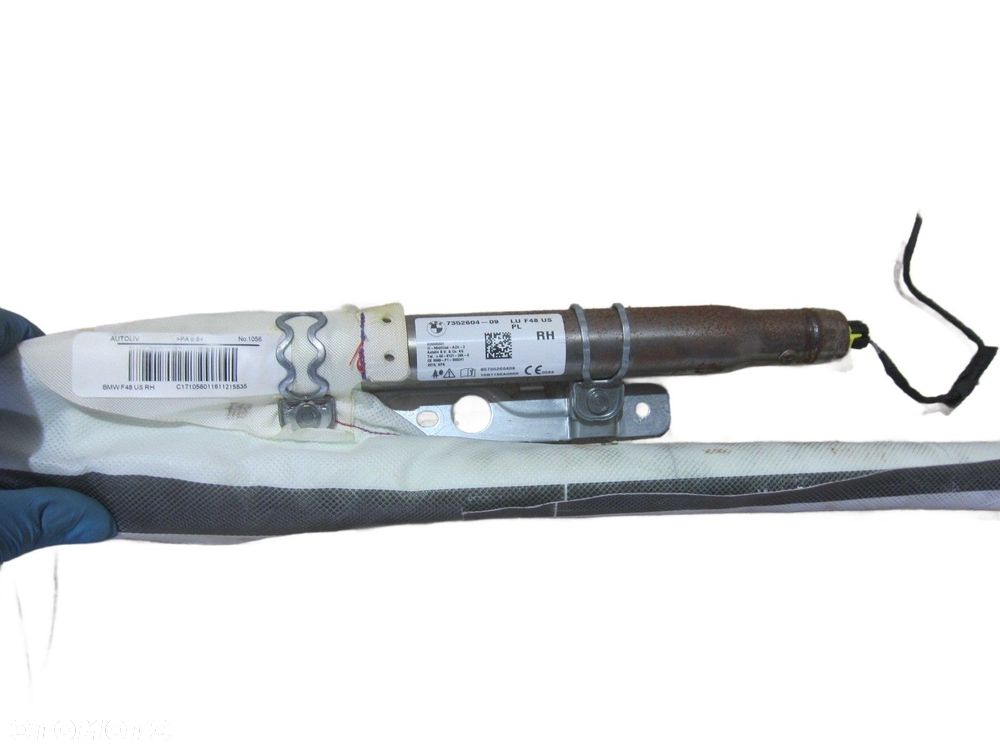 BMW X1 F48 USA 7352604 PODUSZKA AIRBAG KURTYNA POWIETRZNA PRAWA 72127352604 - 5