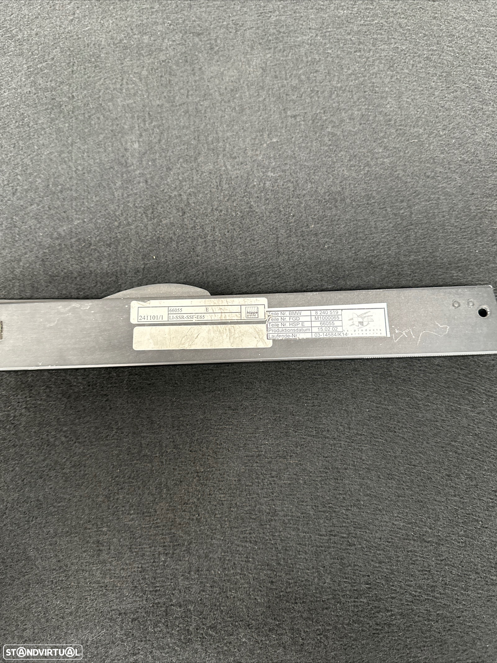 Original BMW 7 Série E66 traseiro esquerdo cortina porta (x2 em stock) - 5