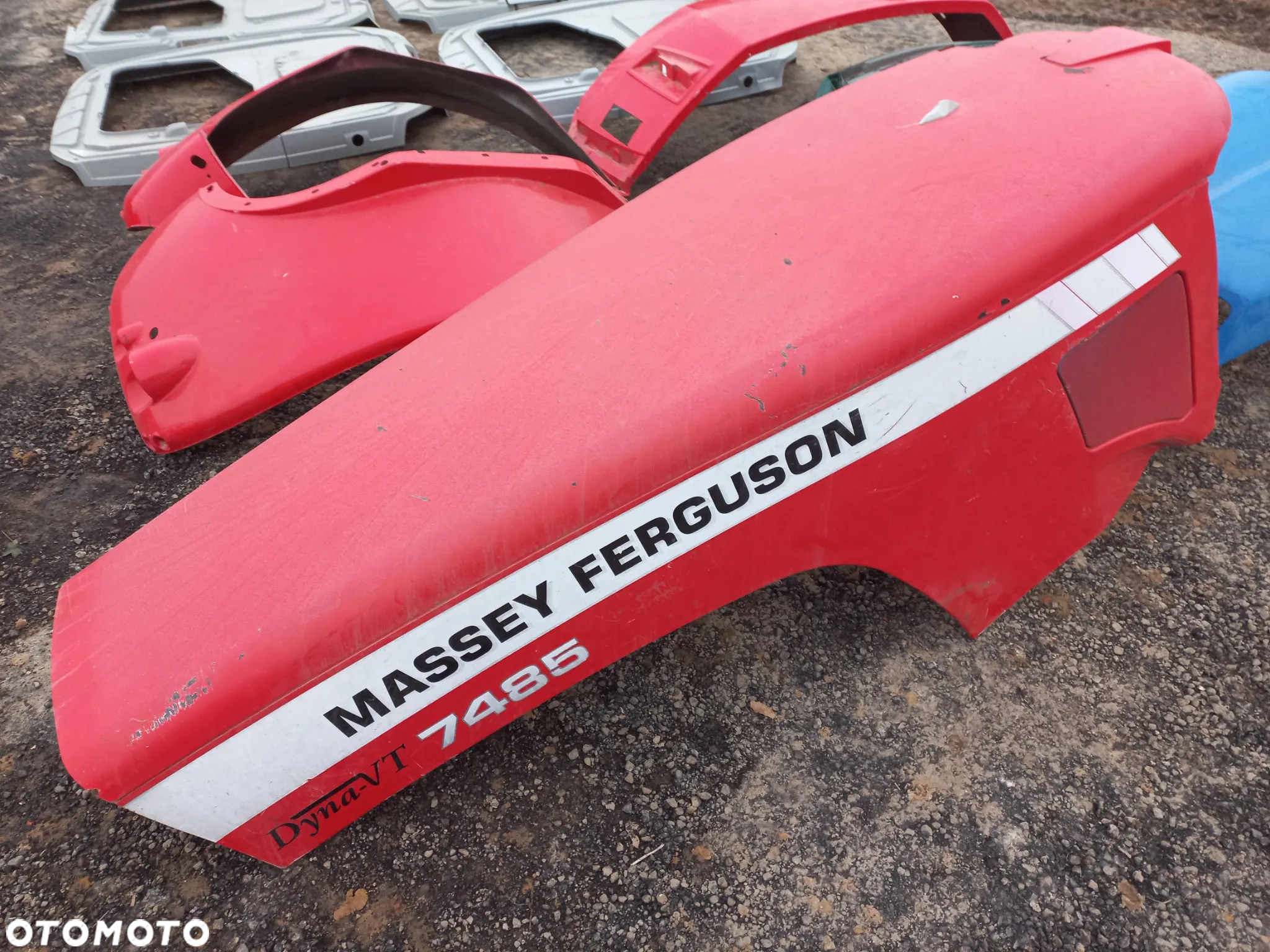 Dach Massey Ferguson seria 5610,6613,7615,7619,7626 4351946M94 ,błotnik, maska - 10