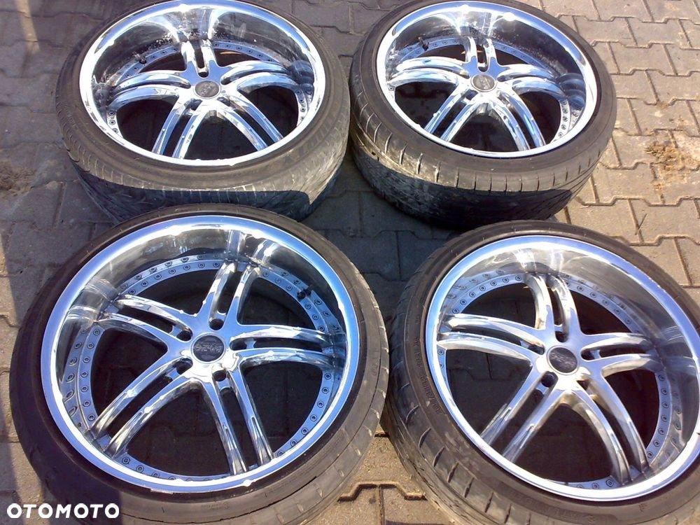 chevrolet camaro v 2009 2015 koła felgi 22'' chrom 5x120 bazo 265/35r22 - 1