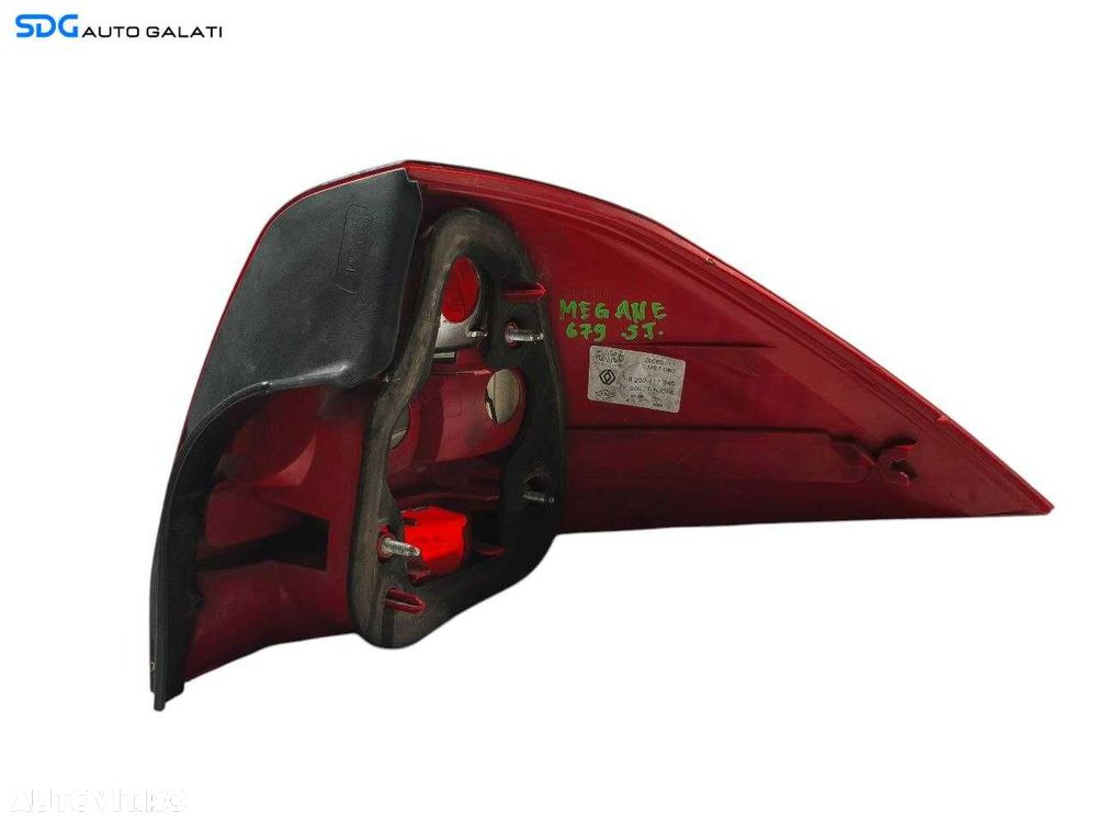 Stop Lampa Tripla Stanga de pe Aripa Caroserie Renault Megane 2 2002 - 2008 Cod 8200417345 [LR1321] - 5