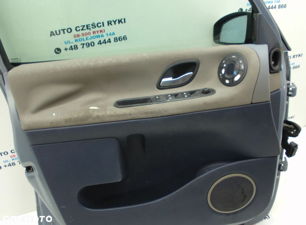 Renault Espace IV Drzwi Lewy Przód TED 47 Zamek Szyba Lusterko Szyba Boczki Zawiasy - 14