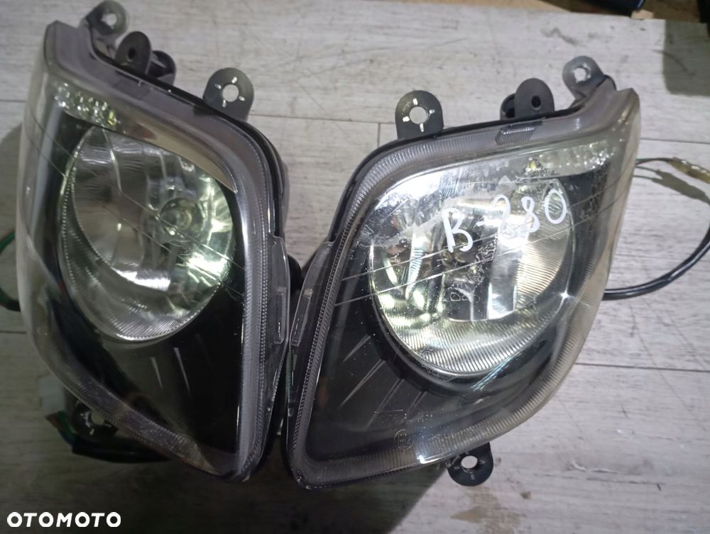 sym joymax 300 i evo lampa przód lewa+prawa reflektor - 1