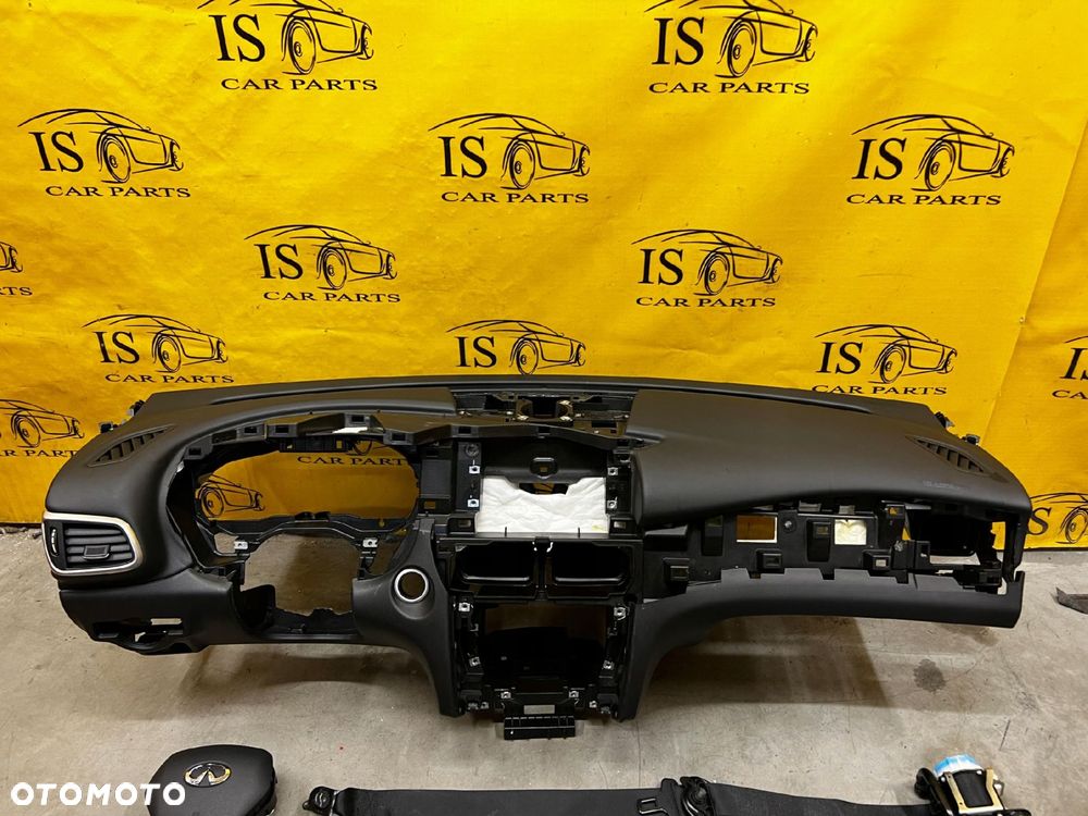 KOMPLET DESKA 3 X PODUSZKI AIRBAG 4 X PASY INFINITI Q30 QX30 - 4