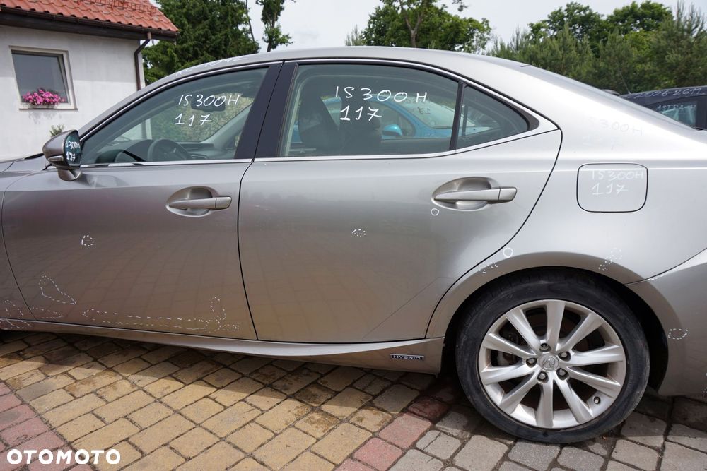 DRZWI TYLNE LEWE IS III E3 1J7  SREBRNY ATOMIC LEXUS 2013-2017 - 4