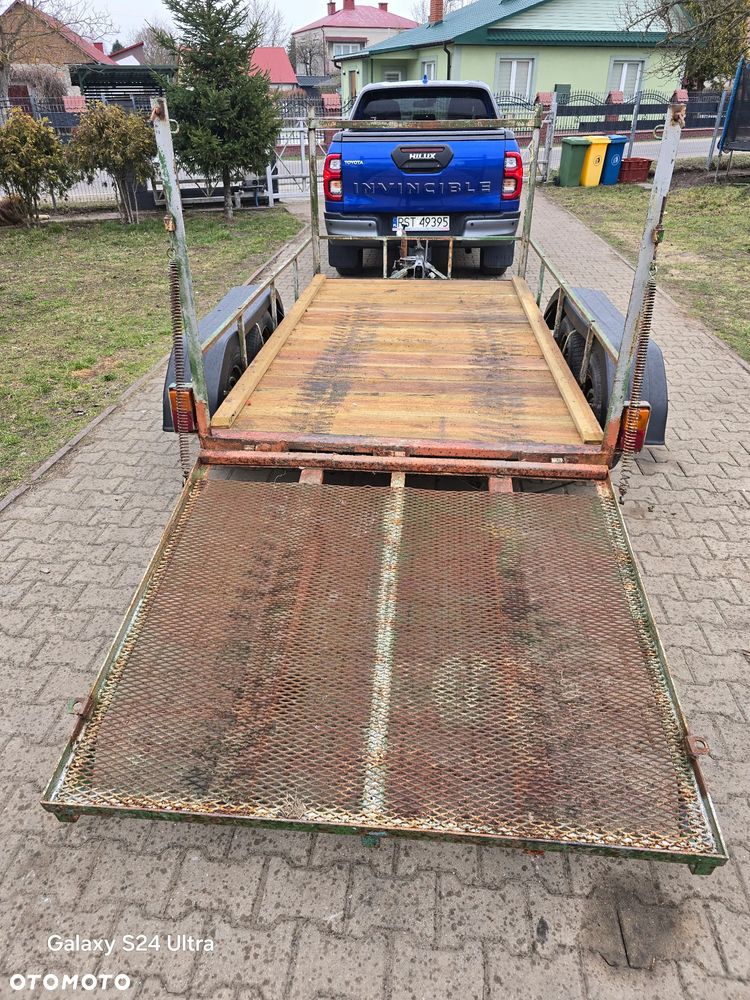 Brian James Trailers Przyczepa laweta budowlana pod minikoparke wozidlo hamulec najazdowy rampa wjazdowa - 10