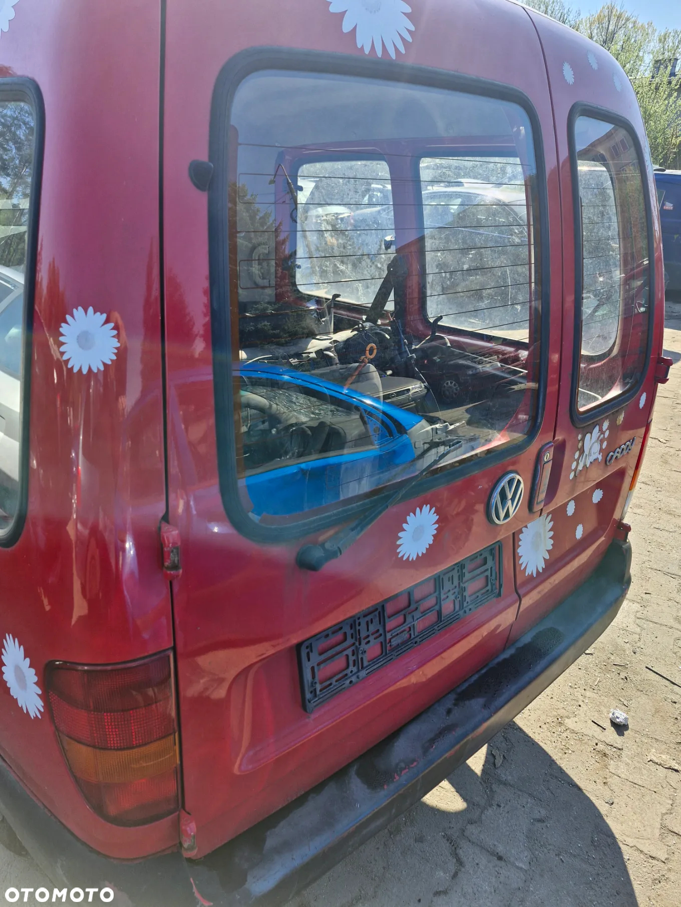 VW Caddy 1.4  maska zderzak drzwi szyby lusterka belka fotel inne demontaż - 5