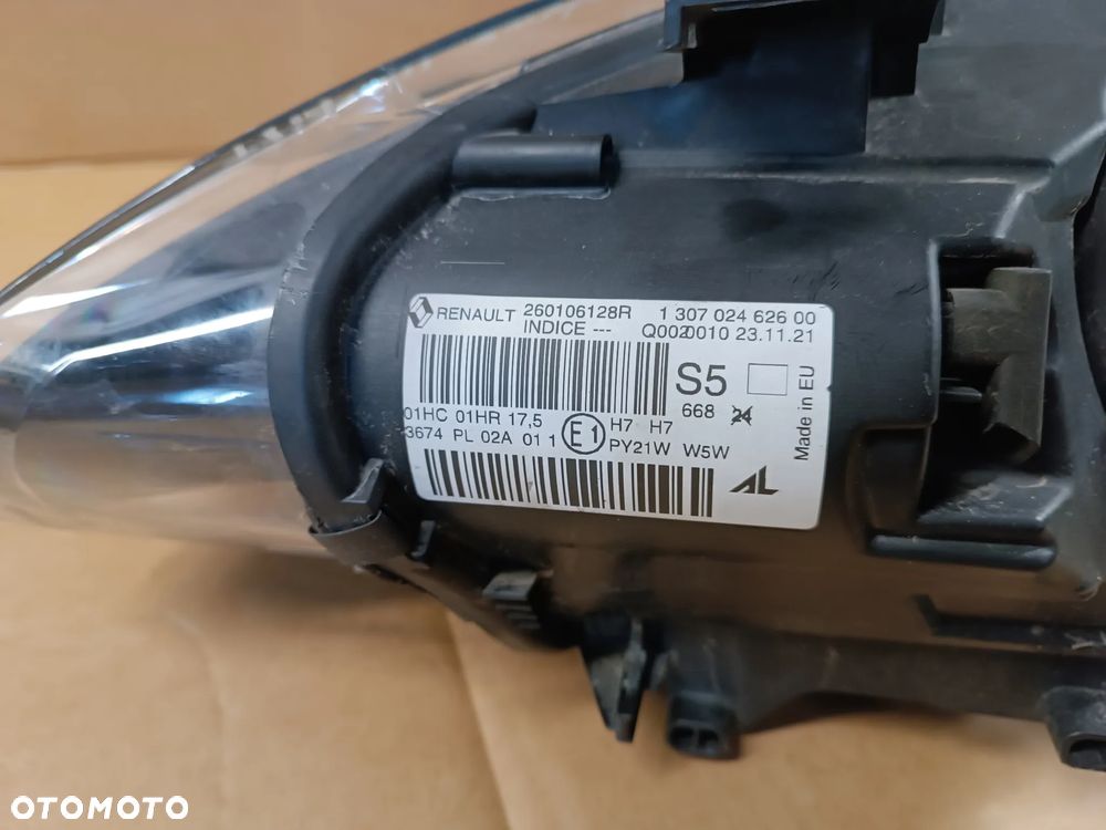 LAMPA PRZÓD PRZEDNIA PRAWA RENAULT MEGANE III LIFT 260106129R EUROPA IGŁA - 7