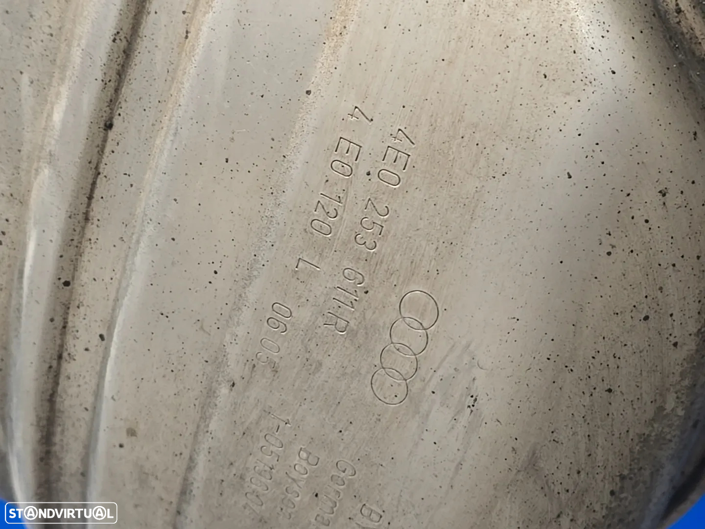 Panela de escape traseira esquerda originais para audi a8 d3 4e 3.0 tdi 2003-  4e0253611r - 10