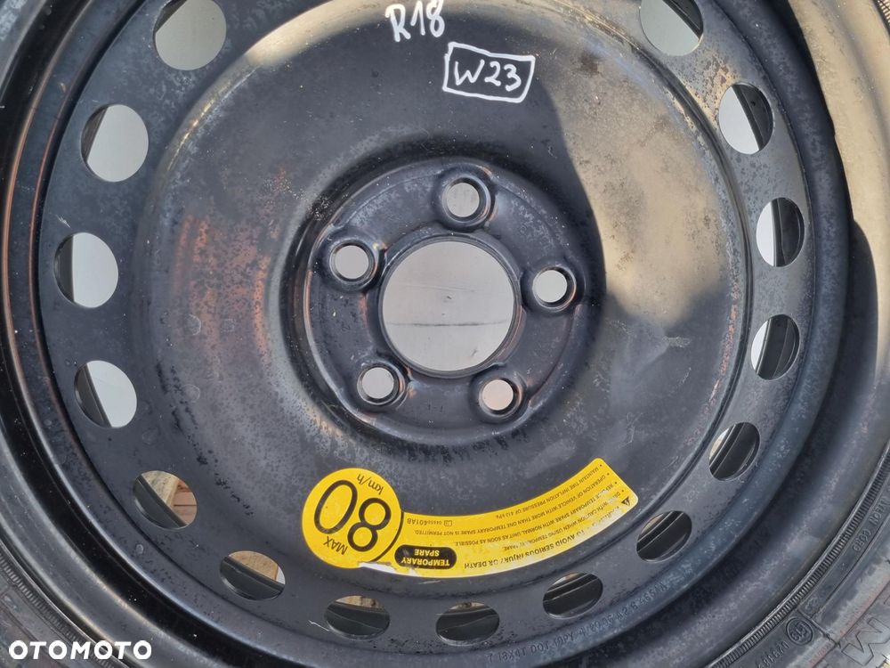 KOŁO DOJAZDOWE Chrysler 300C _ dojazdówka 145/80 R18 5x115 T18X4T zapas - 2