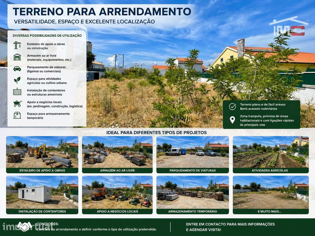 Terreno Urbano para Arrendamento | 432,37 m² | Sarilhos Grandes  Ho... - Grande imagem: 5/15