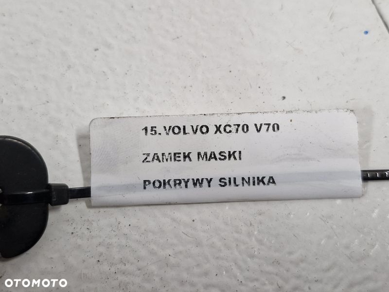 volvo xc70 2 ii v70 3 iii zamek maski rygiel pokrywy silnika przód u9h1a - 5