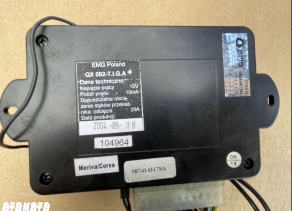 QX002 moduł sterownik alarmu Opel meriva a - 2