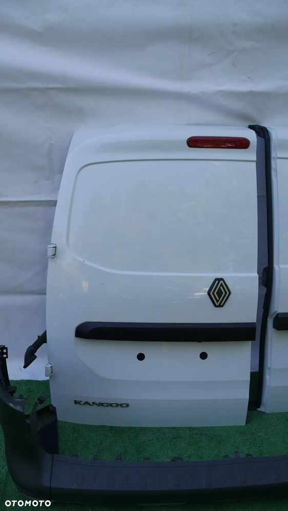 DRZWI TYŁ KOMPLETNE BIAŁE Z ZAWIASAMI ZDERZAK TYŁ PDC BELKA MERCEDES CITAN W420 RENAULT KANGOO IV NISSAN TOWNSTAR - 6