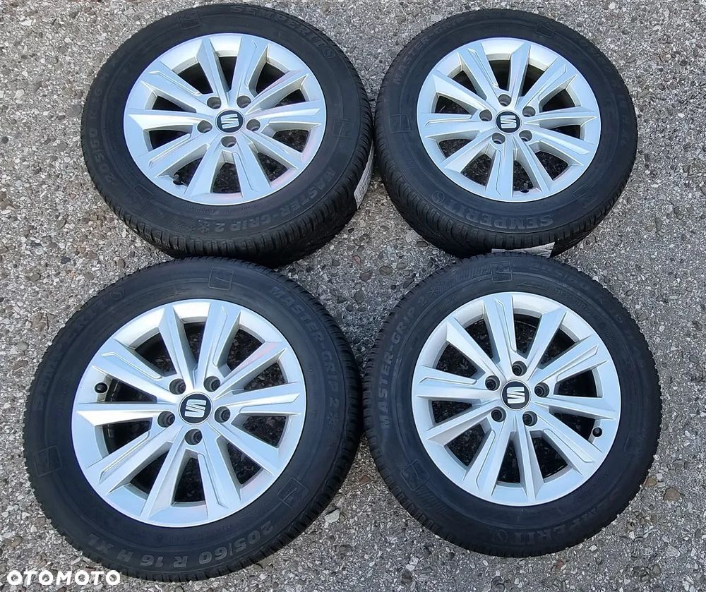 4x koła felgi opony zima Seat Alhambra VW Skoda Audi Semperit Master Grip 2 205/60/16 205/60R16 5x112