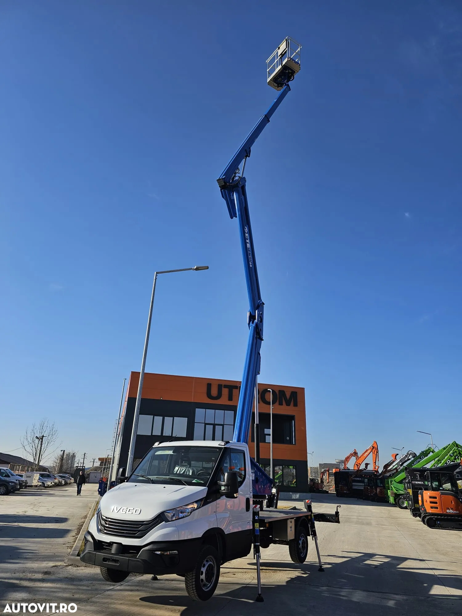 Iveco NACELA la 20m, marca CTE din Italia pe sasiu 3.490kg IVECO DAILY 140CP, ridica 250kg la 20m, garantie, posibilitate leasing-PROMOTIE 81900 EUR+Tva - 3