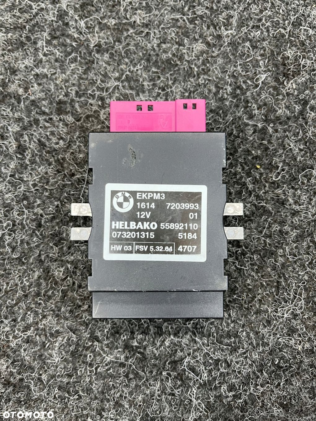 moduł sterownik pompy paliwa bmw e60 5 2.0 7203993 - 2