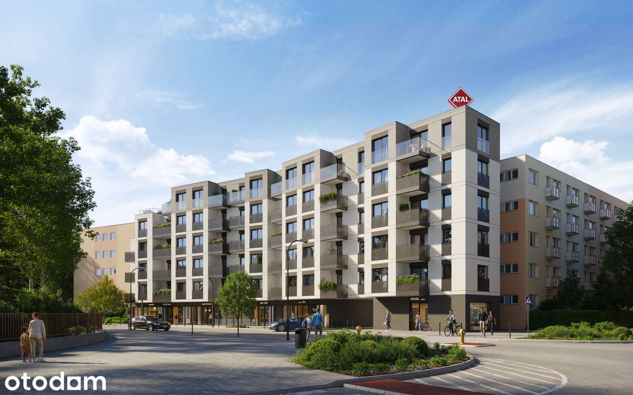 1-pokojowe mieszkanie 43m2 + balkon