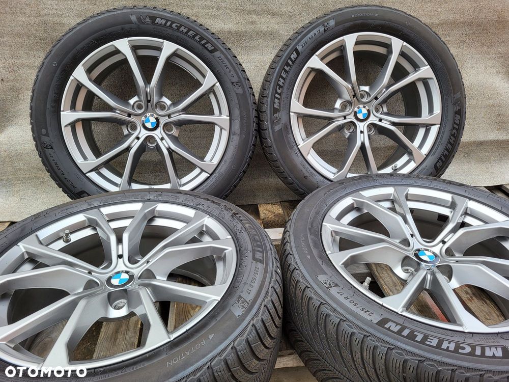 [K366] Koła zima BMW 17 Cali 5x112 Michelin 225/50/17 6mm BMW 3 23r - 2