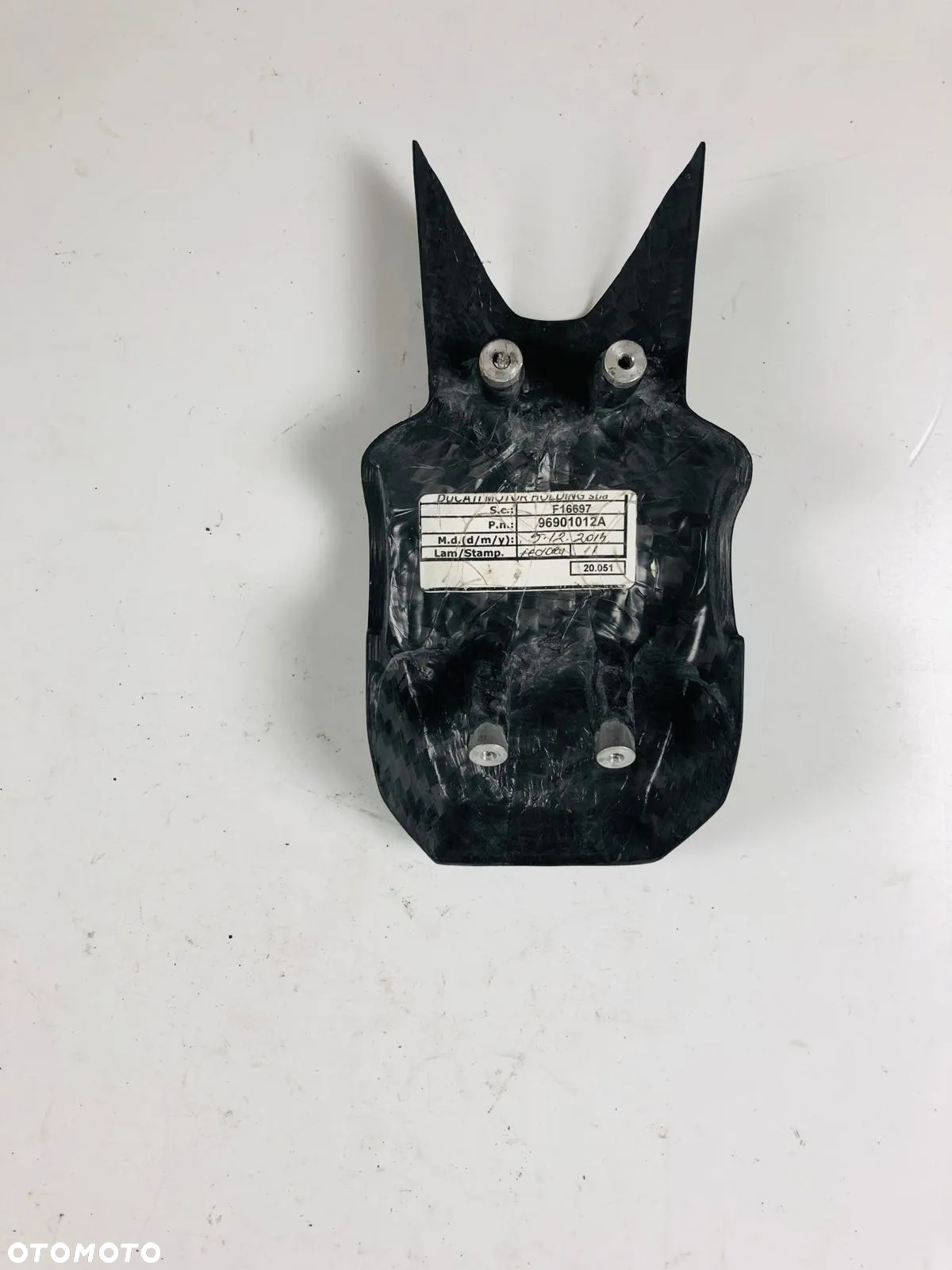 Ducati Panigale 1199 1299 Nakładka Osłona Mocowania Tablicy Wypełnienie Carbon - 5