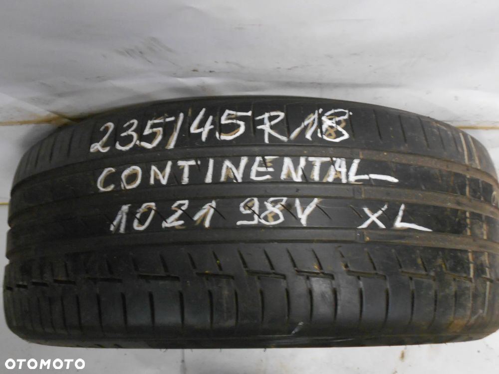 OPONA POJEDYNKA  235/45R18 CONTINENTAL PREMIUM CONTACT 6 XL DOT  1021 7.5MM - 1