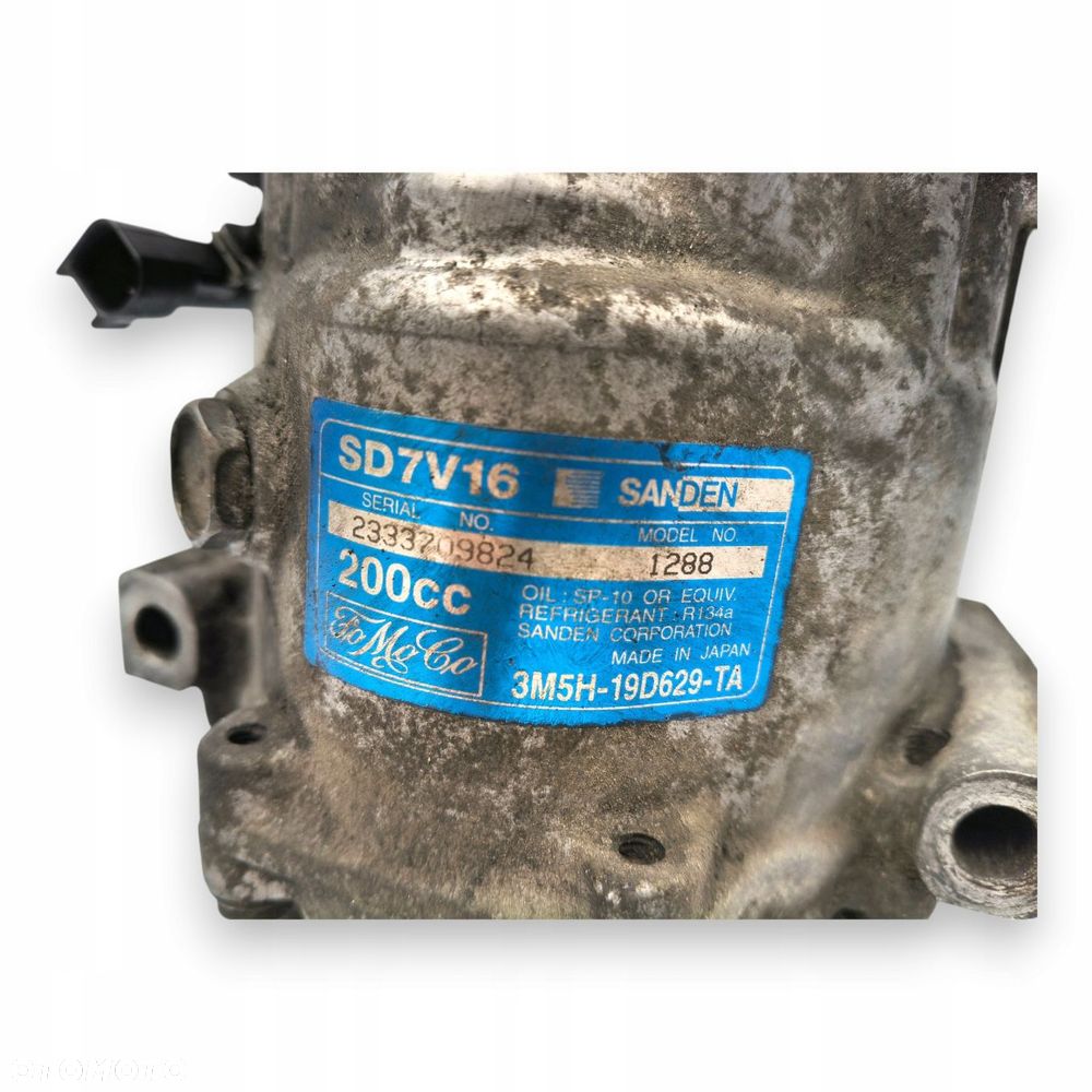 Sprężarka klimatyzacji kompresor Volvo V50 S40 C30 1.6D 3M5H-19D629-TA - 8
