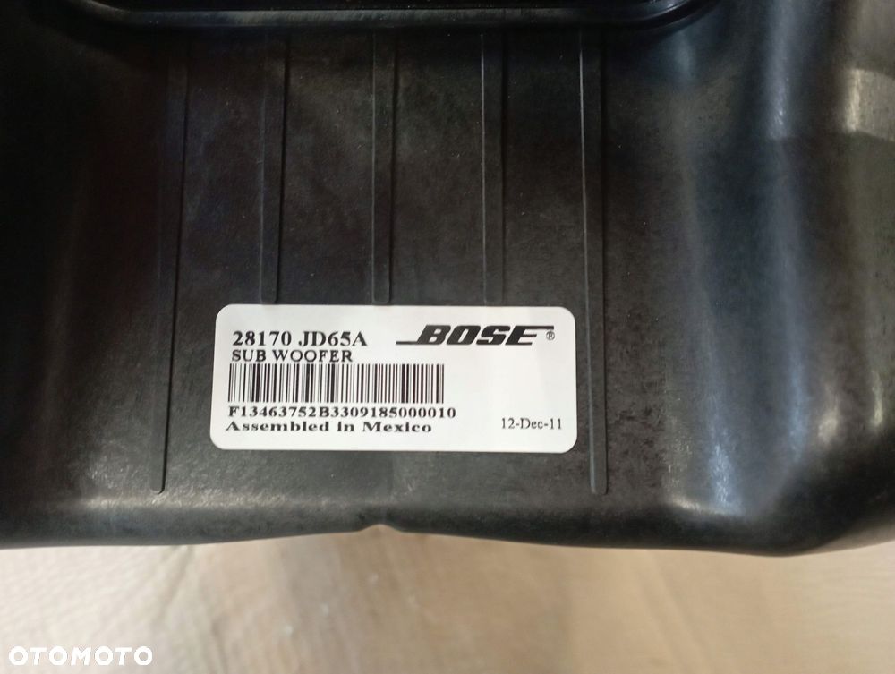 NISSAN QASHQAI J10 SUBWOOFER 28170JD65A - 3