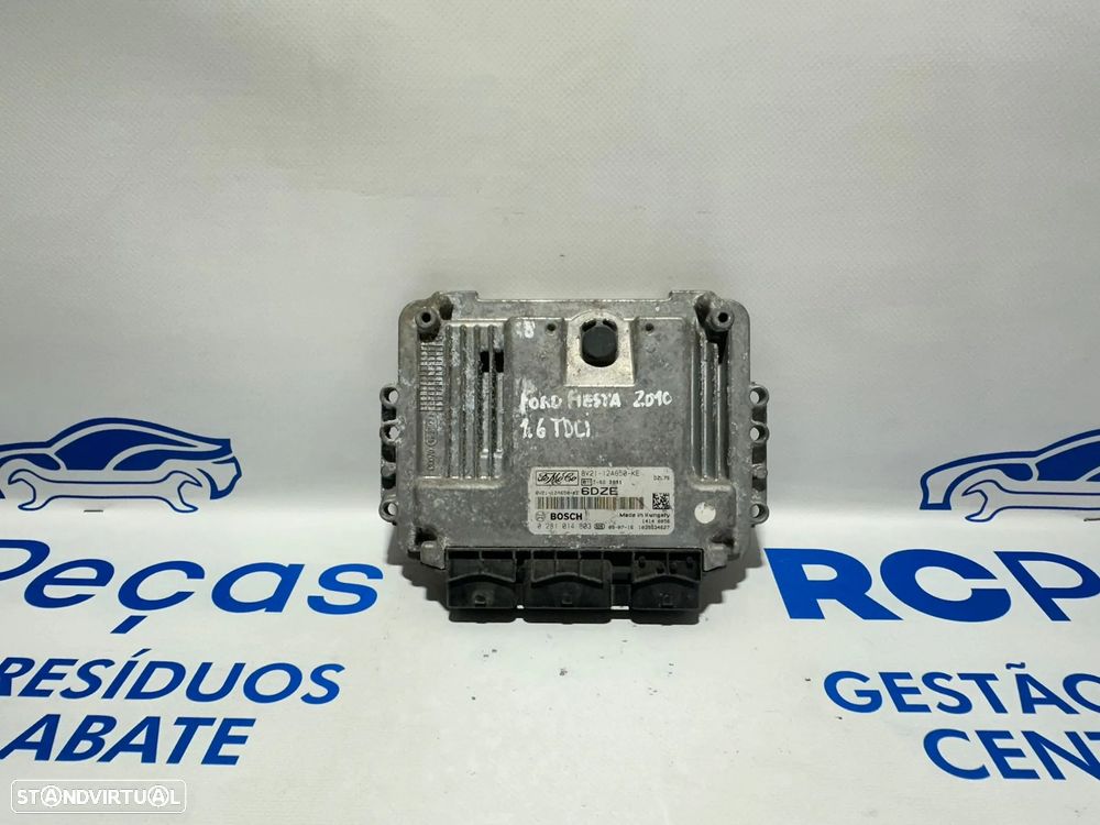 .Centralina Motor Bosch Ford Fiesta MK6 1.6 TDCi 8V2112A650KE 0281014803 2008 - 2011