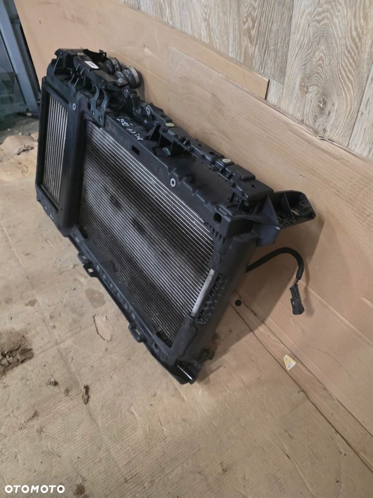 KOMPLET CHŁODNIC WODA KLIMA COOLER WENTYLATOR 1.2 THP PEUGEOT 208 II - 2