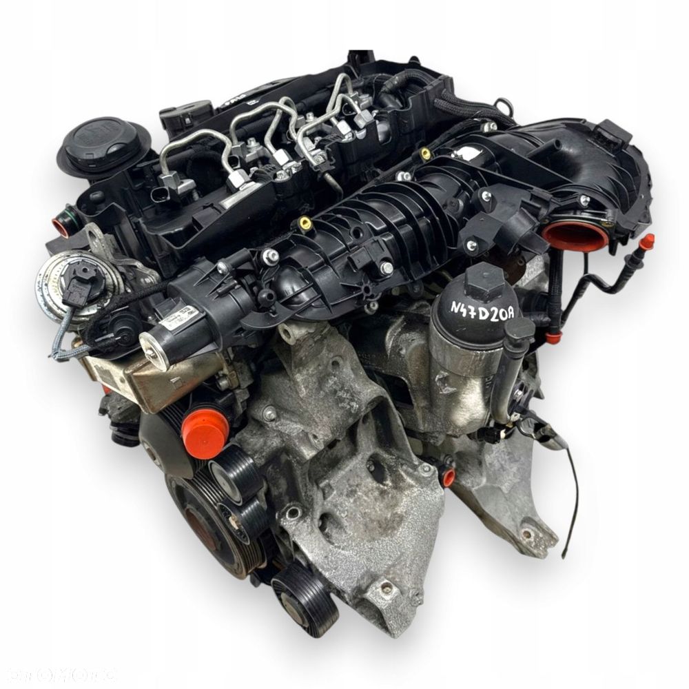SILNIK N47D20A BMW E81 E87 E90 E91 E60 E61 X1 E84 X3 E83 2.0 D DIESEL - 8