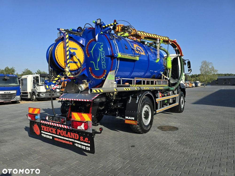 MAN 4x4 WUKO GAMON PW8  do zbierania odpadów płynnych separatorów - 7