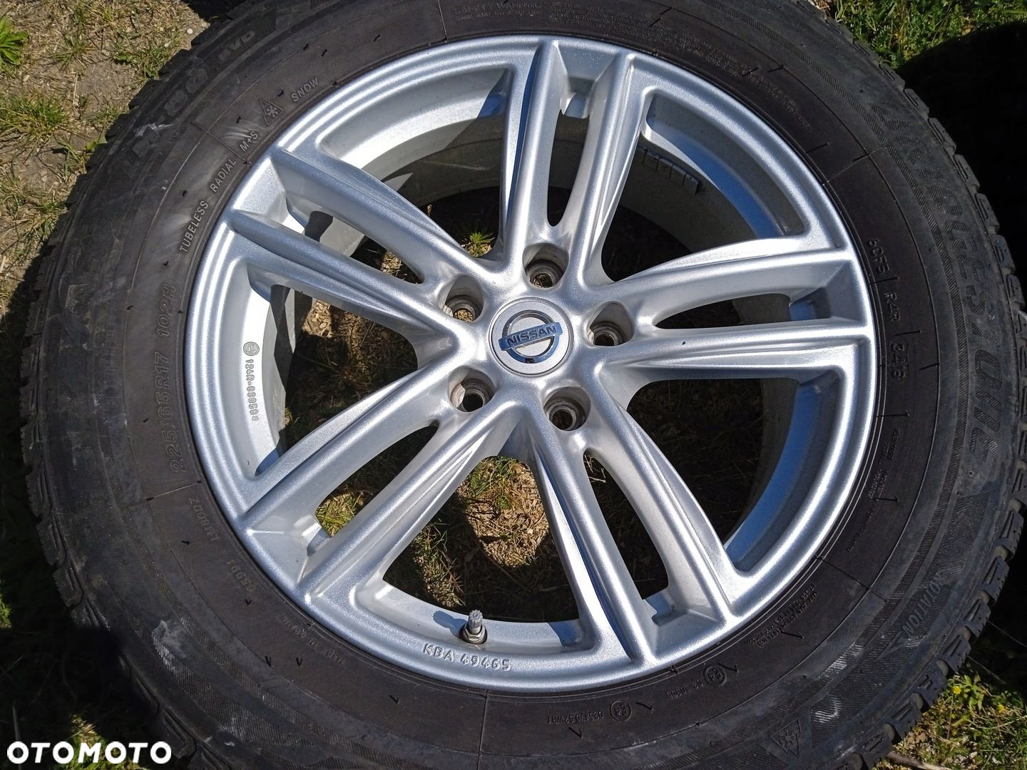 felgi aluminiowe 5x114,3 Nissan Quashqai X-trail Kadjar Opony 225/65 17 7m - 3
