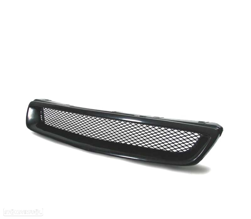 GRELHA FRONTAL SEM SÍMBOLO HONDA CIVIC HATCHBACK 95-98 PRETA - 2