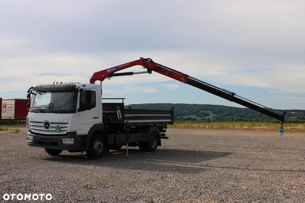Mercedes-Benz Atego 1524 Nowy 3-stronny Wywrot Kiper Wywrotka Nowy żuraw HDS HMF 810 K2 Fassi Palfinger Hiab DN HC TGL TGM Midlum Eurocargo LF FL - 6