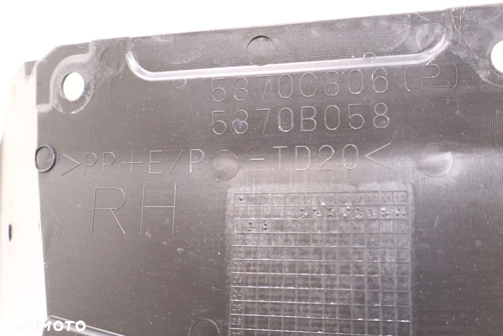 MITSUBISHI ECLIPSE CROSS OSŁONA SILNIKA PRAWA 5370B058 - 5