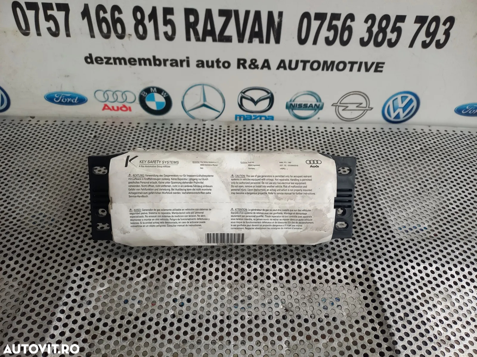 Airbag Pasager Audi Q7 4L An 2006-2007-2008-2009-2010-2011-2012-2013-2014-2015 - Dezmembrari Arad - 4
