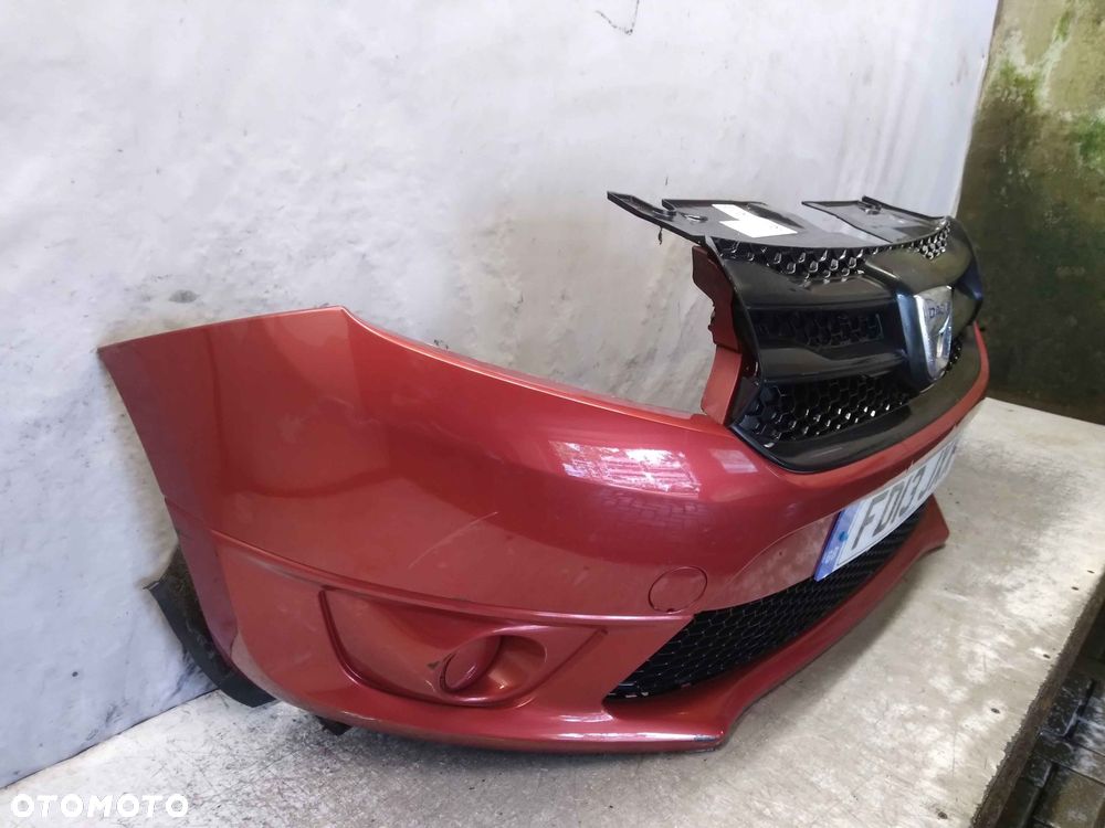 ^ ZDERZAK PRZÓD PRZEDNI DACIA SANDERO 2 II TEB76 BORDO BORDOWY - 5