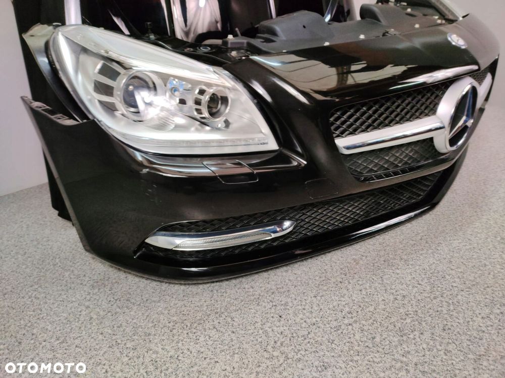 MERCEDES SLK W172 ZDERZAK MASKA CHŁODNICE PAS LAMPY BŁOTNIKI BELKA PRZÓD - 2