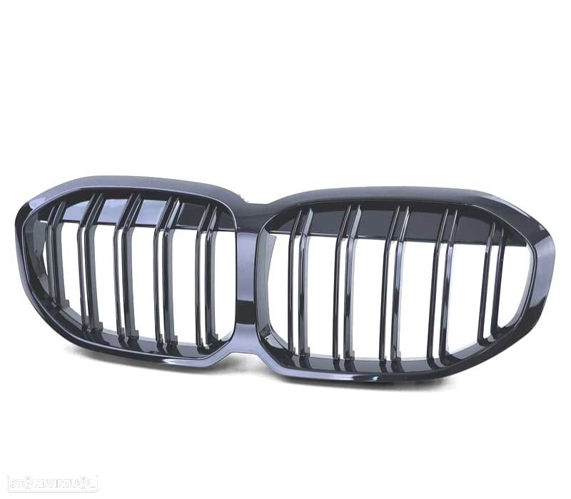 GRELHA FRONTAL BMW F40 19- LOOK M PRETO BRILHANTE - 4