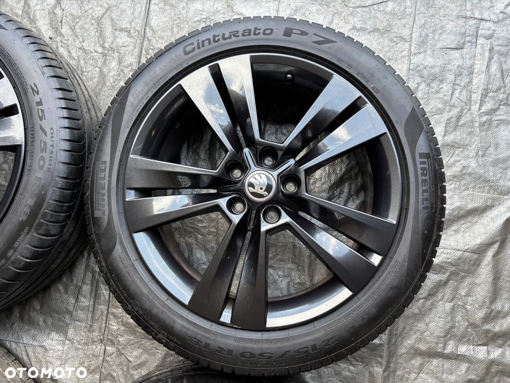 SKODA KAROQ Sportline Alufelgi 18' felgi   SUPER STAN ET45 opony PIRELLI super stan - 5